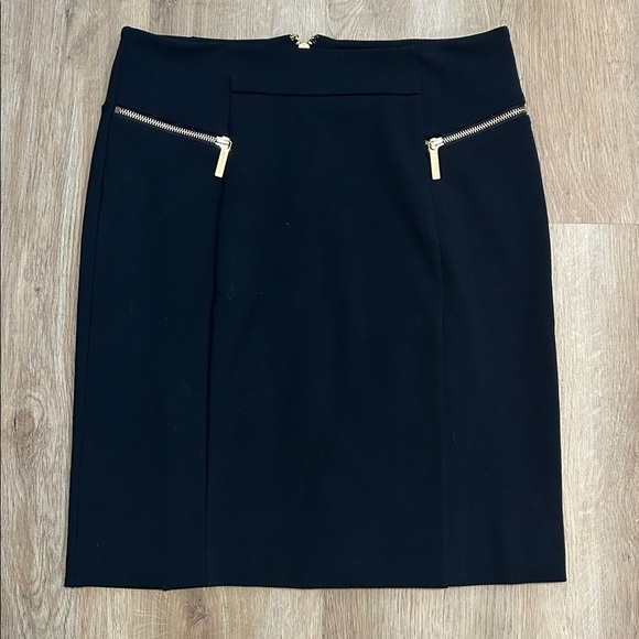 Michael Kors Dresses & Skirts - Michael Kors Black Skirt with Gold Zipper
